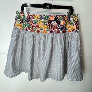 Signature Studio Embroidered Mini Skirt